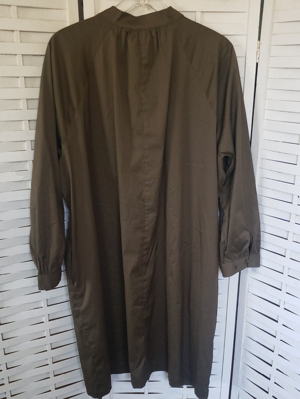 Chicos Green Tunic Long Sleeve Dress Size 3 New - Picture 4 of 5